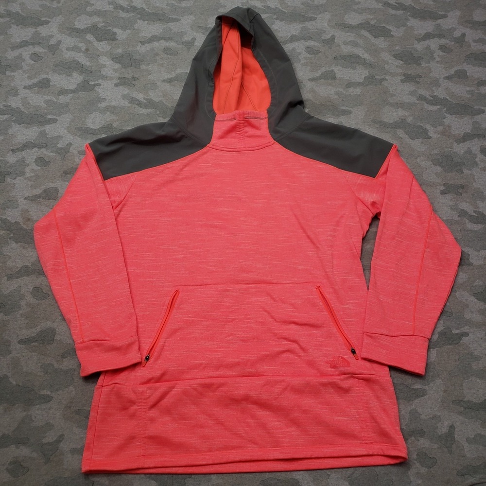 The North Face Sweatshirt Womens XL‎ Pink Pullover Hoodie Outdoors Travel Camp